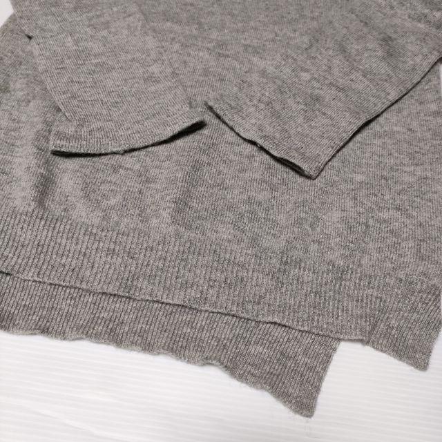 R&D.M.Co- カシミヤ100％ プルオーバー セーター ニット グレー