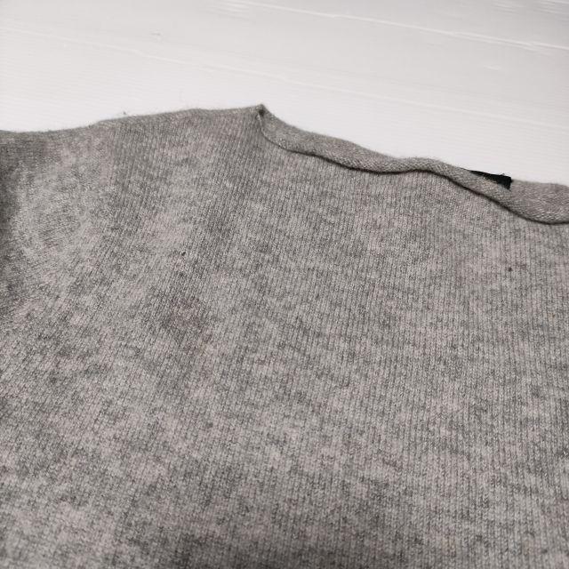 R&D.M.Co- カシミヤ100％ プルオーバー セーター ニット グレー