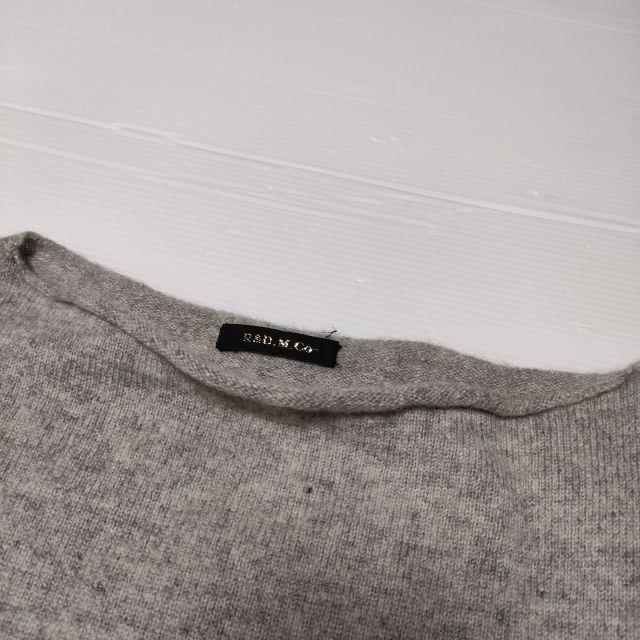R&D.M.Co- カシミヤ100％ プルオーバー セーター ニット グレー