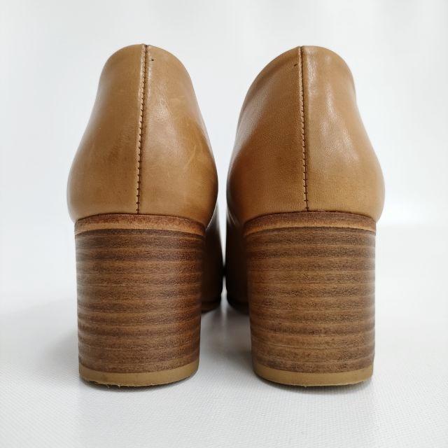 AUTTAA AU0118 サイズ37 ヒール レザー パンプス キャメル アウッタ 4