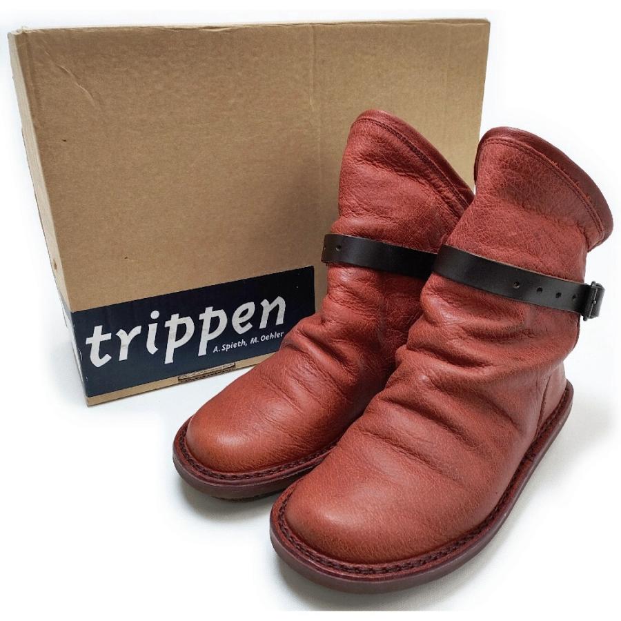 trippen（トリッペン） trippen BOMB RED レザー サイズ36 ブーツ