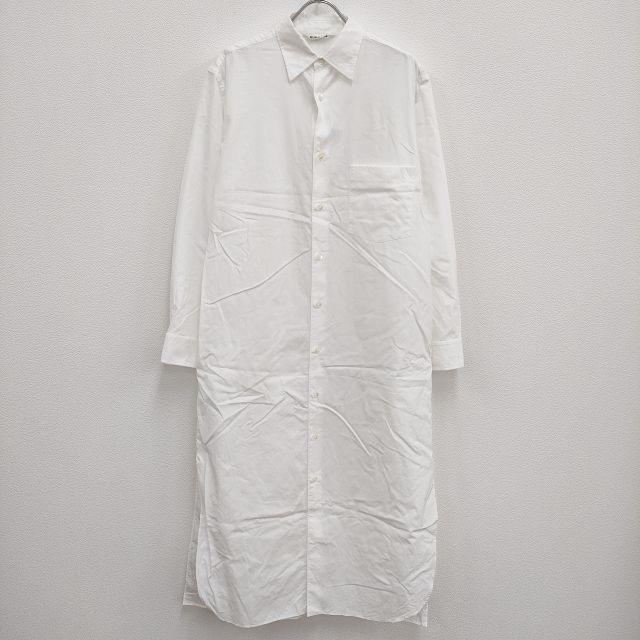 AURALEE A22SD08TN サイズ0 WASHED FINX TWILL ONE-PIECE シャツ 定価  