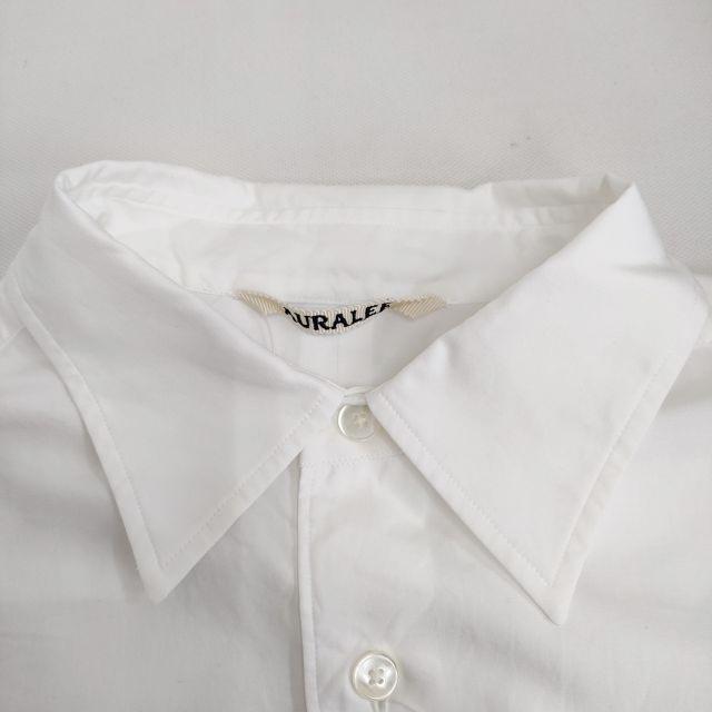 AURALEE A22SD08TN サイズ0 WASHED FINX TWILL ONE-PIECE シャツ 定価  