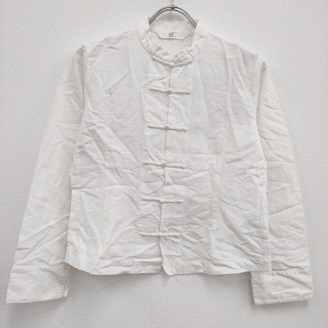 45R】フォーティファイブアールチャイナ白シャツ