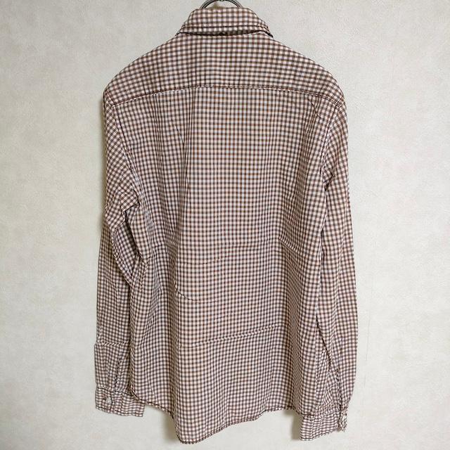 homspun（ホームスパン） ギンガムチェック コットン パッカリング 
