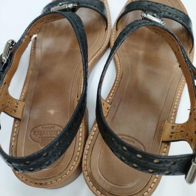 Church's パンチングレザーサンダル サイズ36 革 アンクルベルト