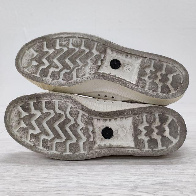 SPALWART SPECIAL MID LINEN ハイカット サイズ38 スニーカー ベージュ 