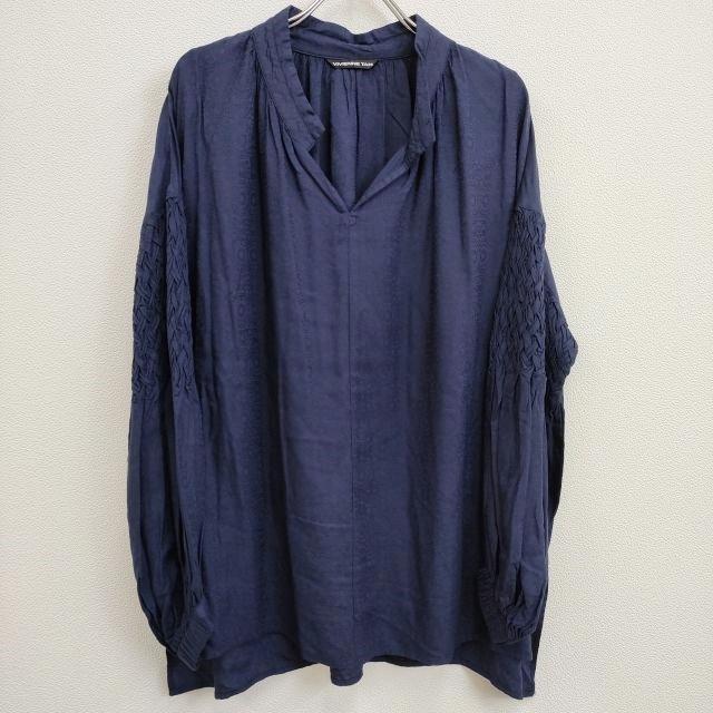 VIVIENNE TAM 12175310 サイズ38 総柄 レーヨン ブラウス シャツ 
