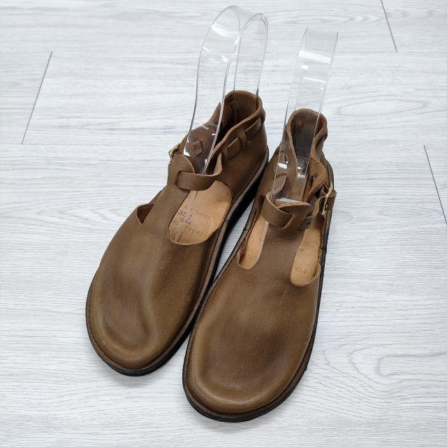 AURORA SHOES 新品 WEST INDIAN ウエストインディアン Tストラップ 7.5 