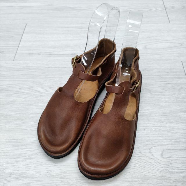 AURORA SHOES 新品 WEST INDIAN ウエストインディアン Tストラップ 7.5 
