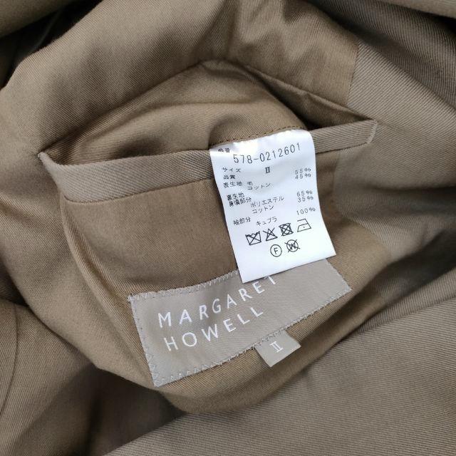 MARGARET HOWELL 578-0212601 WOOL COTTON GABARDINE サイズ2  