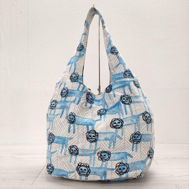 mina perhonen look フォカッチャバッグ ts9489 リネン トートバッグ 