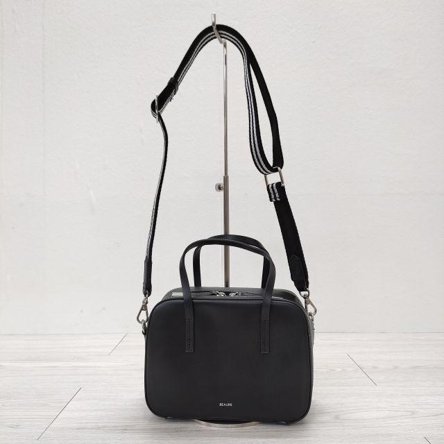 Beaure/Ray Beams 別注 レザースクエアバッグ 2way 革 ハンドバッグ 