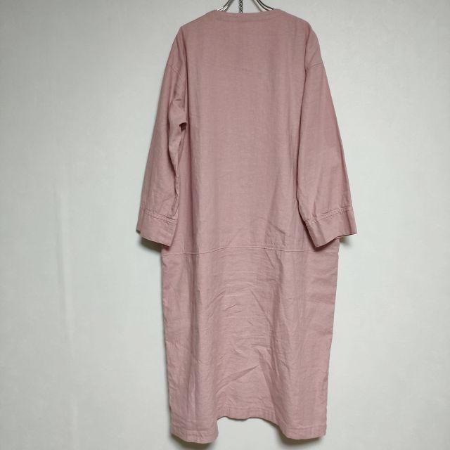 nest Robe UpcycleLino コットンリネン コクーンドレス 01231-1294  