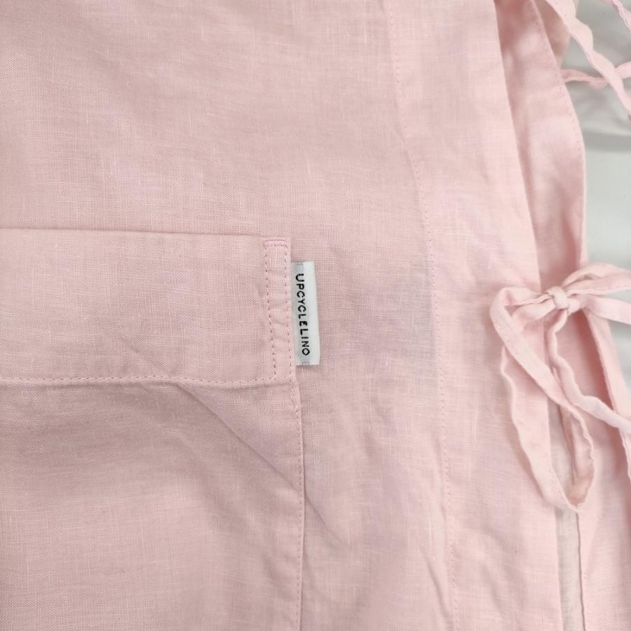 nest Robe UPCYCLELINO サイドオープンシャツワンピース リネンコットン 01221-1040 ピンク レディース ネストローブ【中古】5-0321M△ nest Robe（ネストローブ） nest Robe UPCYCLELINO サイドオープン