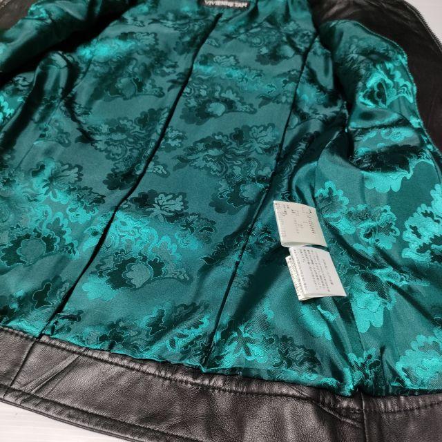 VIVIENNE TAM キルティング シープレザー ライダース 羊革 ジャケット 