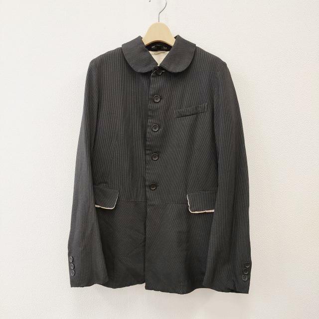 BLACK COMME des GARCONS AD2011 染色加工 丸襟 ポリエステルレーヨン 