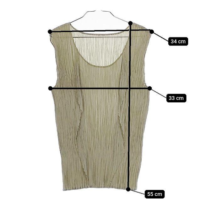 PLEATS PLEASE ISSEY MIYAKE プリーツ PP83-JK651 ノースリーブ T  