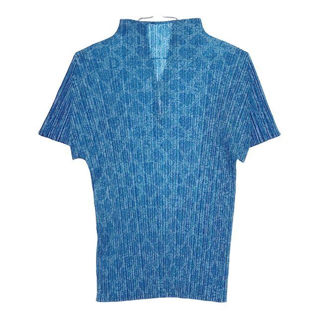 PLEATS PLEASE ISSEY MIYAKE プリーツ 総柄 PP73-JK102 半袖T