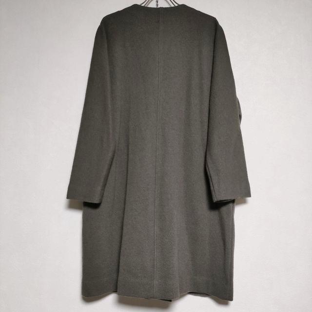 evam eva / プレスウールコート/コート/1/ウール/BRW/無地/E183K062// evam eva（エヴァムエヴァ） evam eva press wool coat 定価41800円