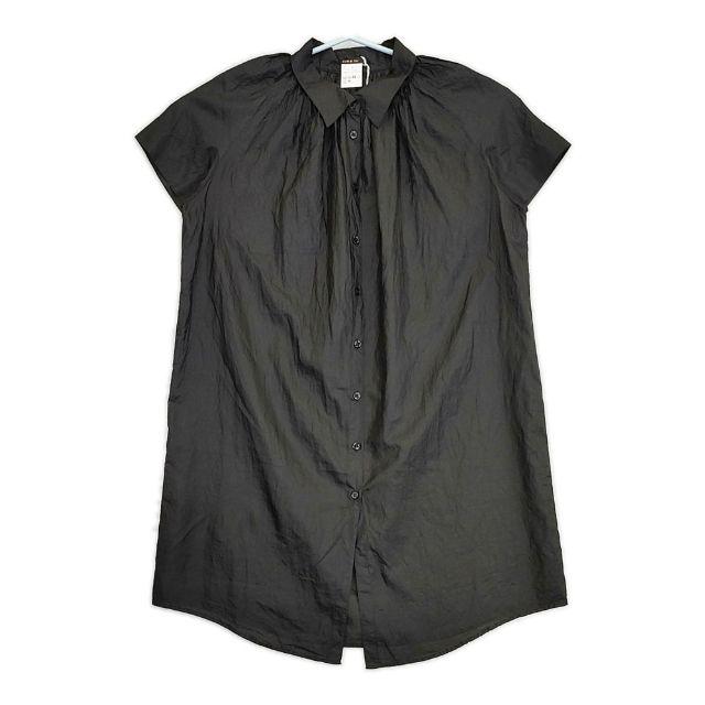 R&D.M.Co- チュニックシャツ シルク 絹 ワンピース 半袖シャツ