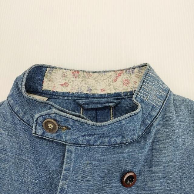 45R 45R/45rpm 再び・秋空加工パッチ付き ゴマデニムの908オール 45R 45R/45rpm 再び・秋空加工パッチ付き ゴマデニムの908オール