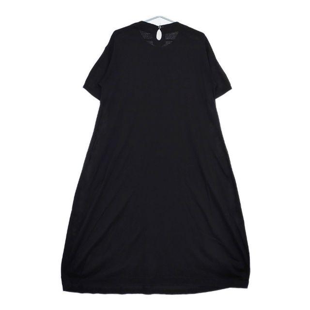 atelier naruse コットンカットソー コクーンワンピース  定価21450円 na-F03085 ワンピース 22SS ブラック レディース アトリエナルセ【中古】5-0706S∞ atelier naruse コットンカットソー コクーンワンピース 定価21450円