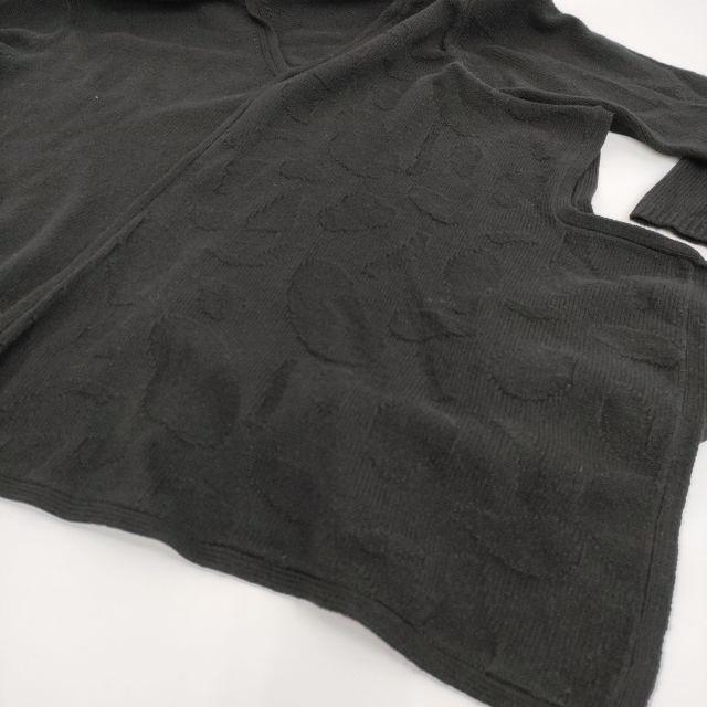 Yohji Yamamoto ウールアシンメトリー切替ドレープタートルネック 