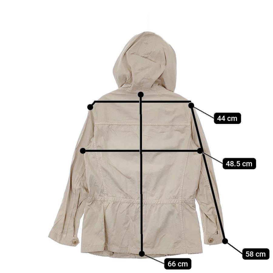 45rpm ベージュ アウター フード付きコットン