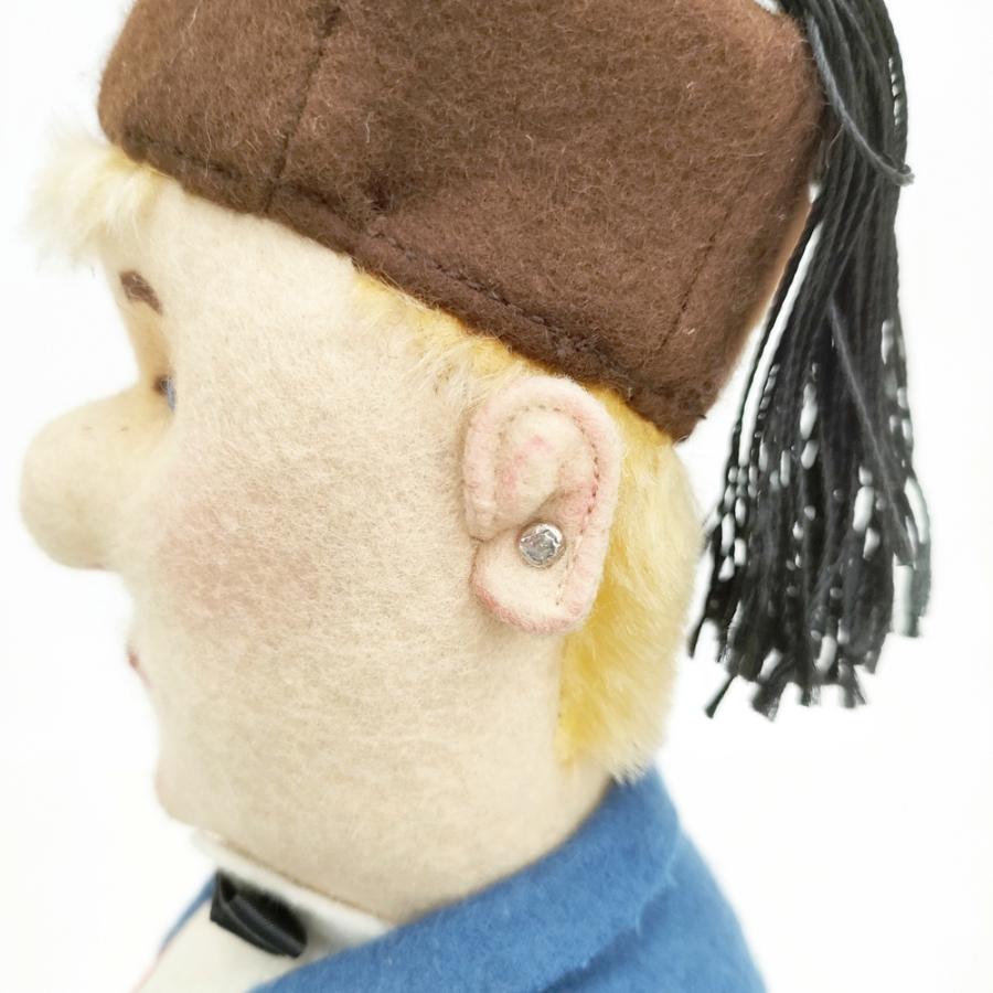 Steiff Peasant Jorg 9112/45 1987年 フェルト人形 ヴィンテージ