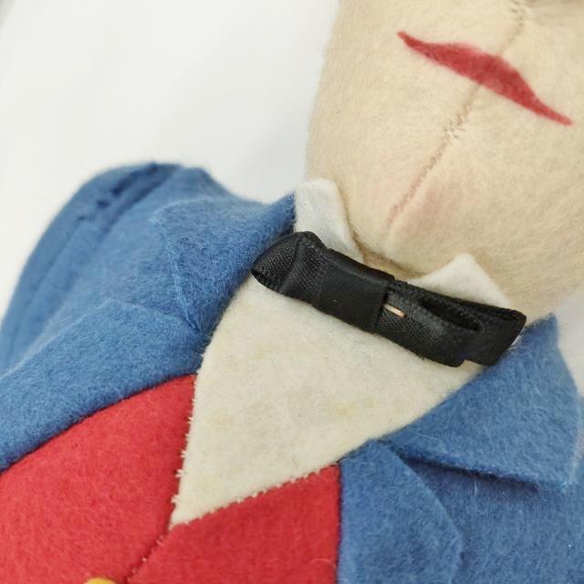 Steiff Peasant Jorg 9112/45 1987年 フェルト人形 ヴィンテージ ぬいぐるみ ブルー レッド レディース シュタイフ【中古】5-0214G◎ Steiff Peasant Jorg 9112/45 1987年 フェルト人形 ヴィンテージ