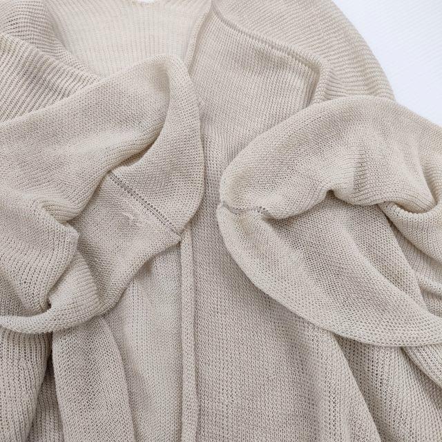 ヨーガンレールJURGEN LEHL美品ブルー系Vネック カーディガン