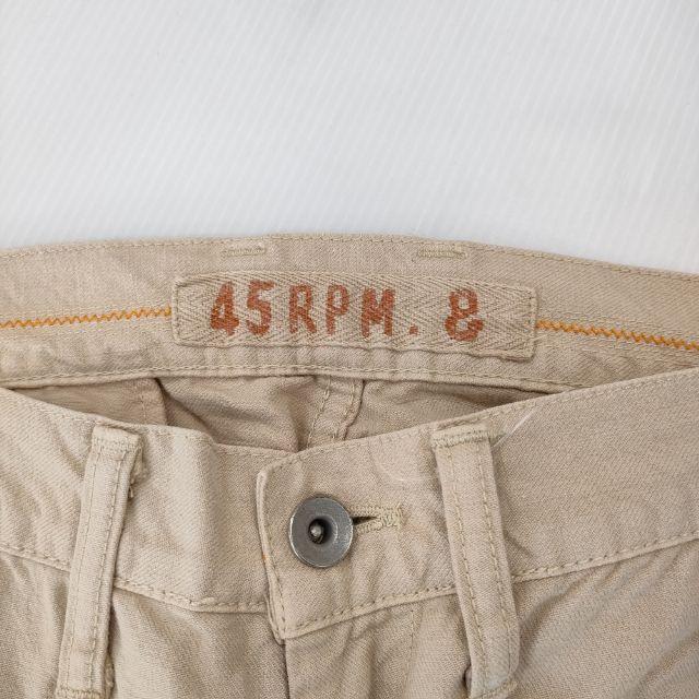 45R（フォーティファイブアール） 45R/45rpm サイズ30 コットン パンツ