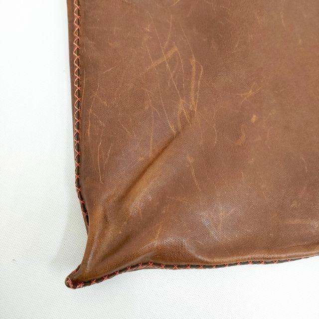 HENRY CUIR CANE刺繍 レザー ショルダーバッグ アンリークイール 5