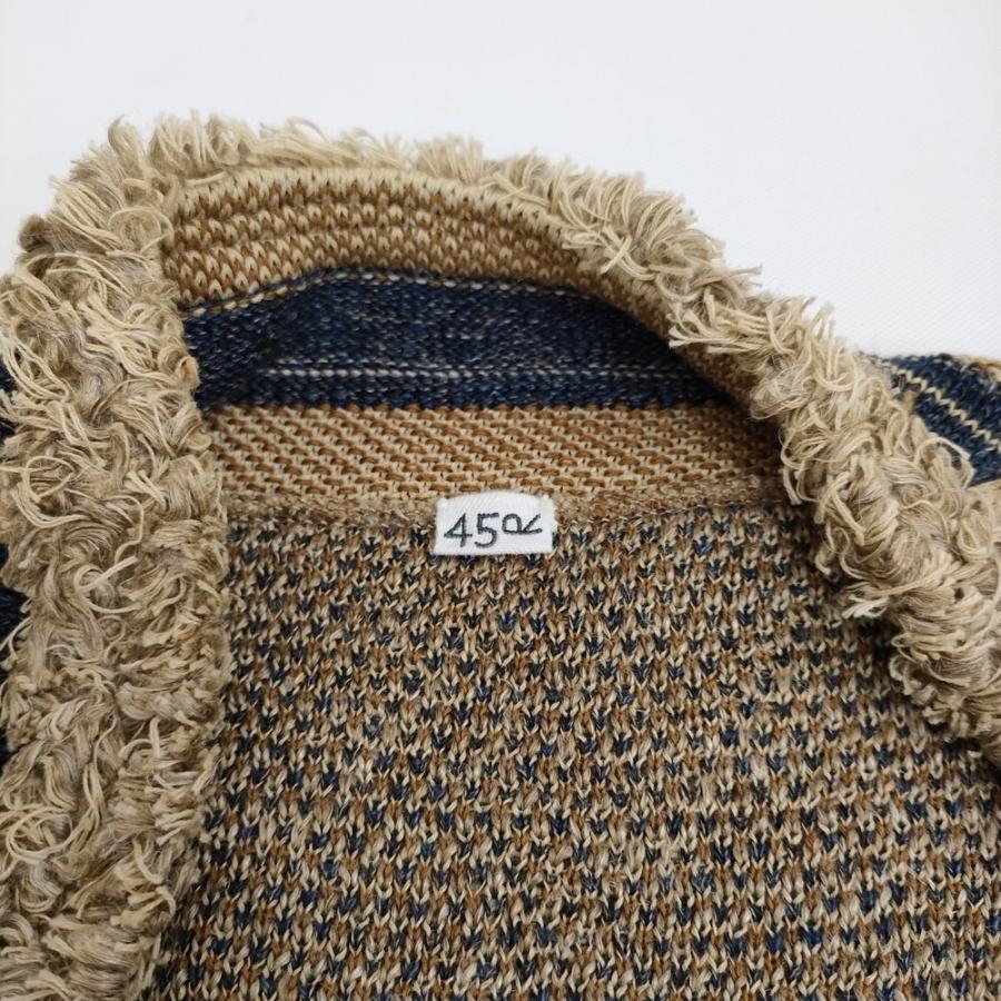 45R コットンリネンジャガードボレロ