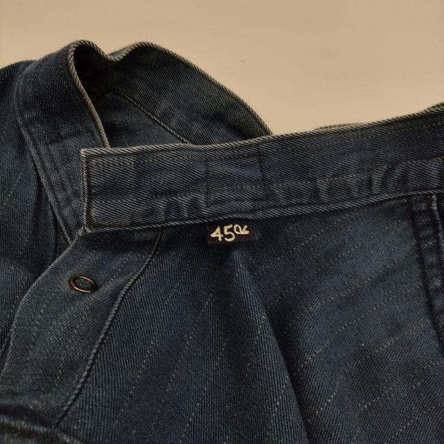 45R（フォーティファイブアール） 45R/45rpm 納戸納戸シャツデニムの