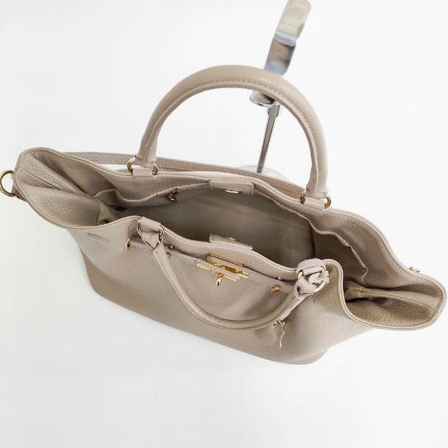 MILOS ミロス 金具付きトート レザー2wayバッグ 革 イタリア製 NOBLE