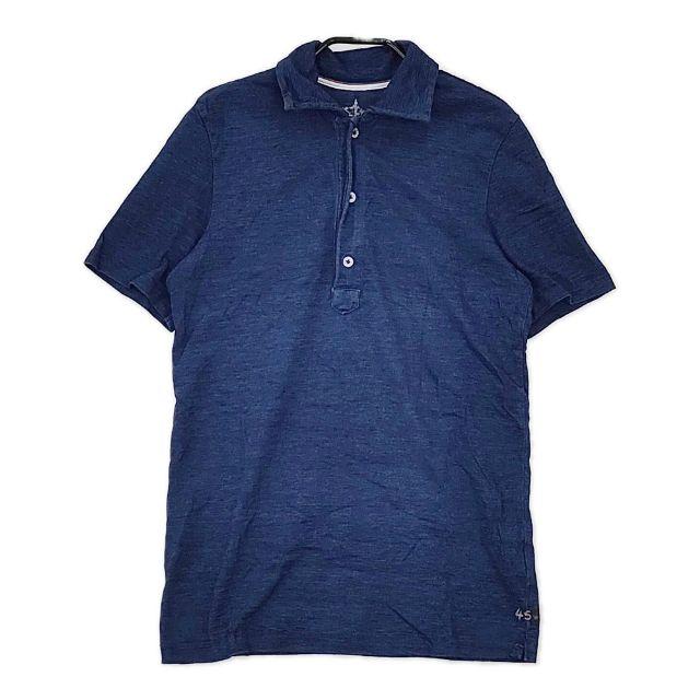 45R/45rpm 5057317 リネン天竺のビッグTシャツ（インディゴ）定価33000  