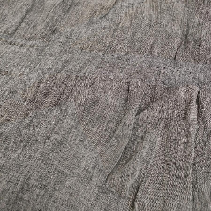 芽風 リネンワンピース 麻 センソユニコ マツオインターナショ ナル 日本製 サイズ38 ワンピース グレー レディース 芽風【中古】5-0608S♪ 芽風 リネンワンピース 麻 センソユニコ マツオインターナショ ナル