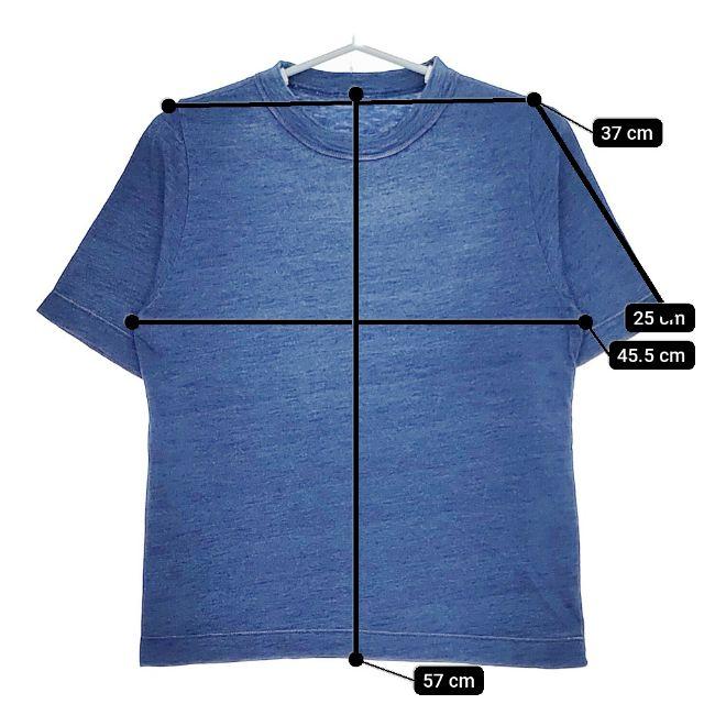 45R 45R/45rpm インディゴ サイズ2 半袖Tシャツ カットソー ブルー  