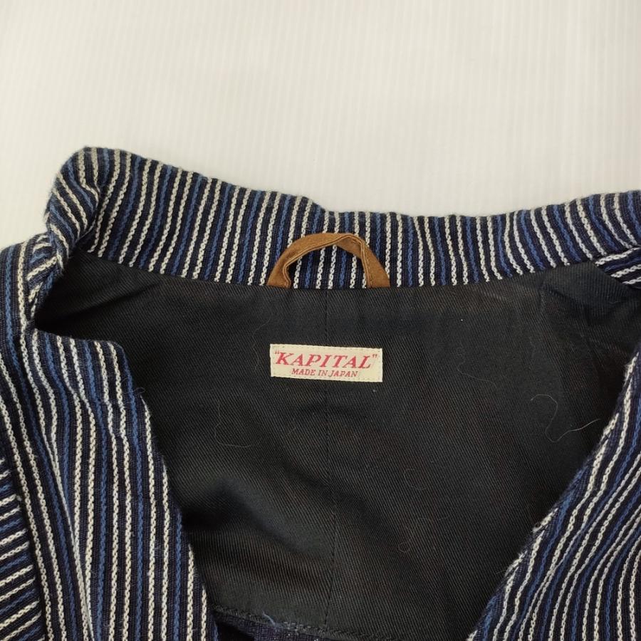 KAPITAL（キャピタル） 羽織コート サイズ1/S 刺繍 ストライプ