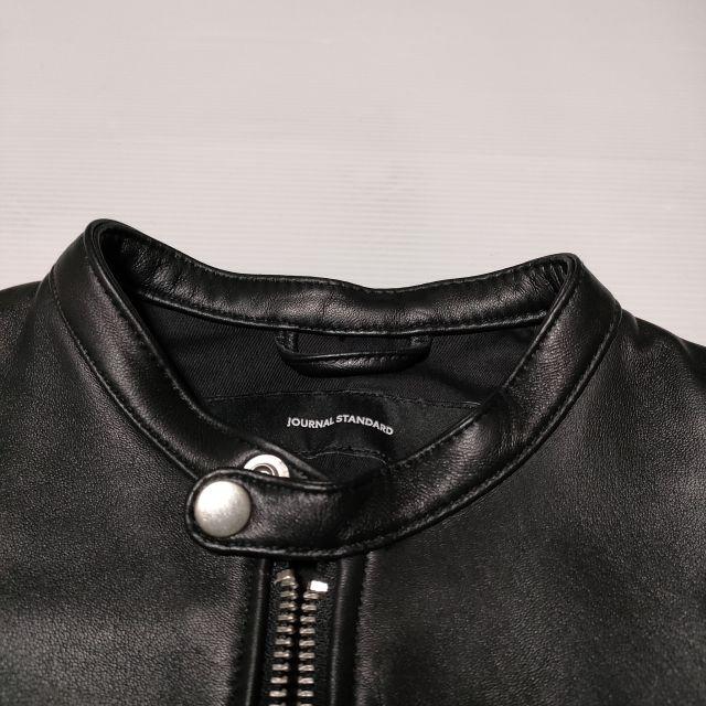 JOURNAL STANDARD シープレザーシングルライダースブルゾン 革  