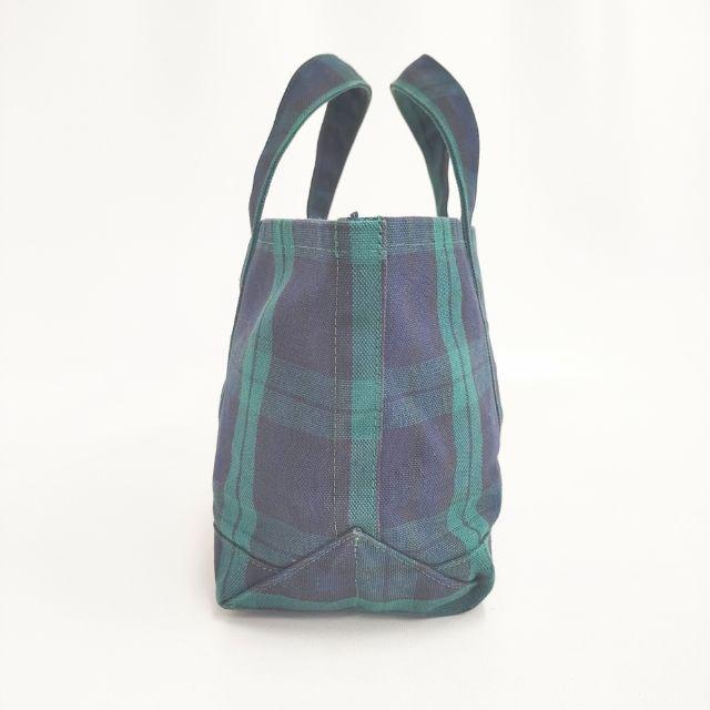 R&D.M.Co- TARTAN CHECK TOTE BAG S 定価18700円 ブラックウォッチ トートバッグ グリーン レディース オールドマンズテーラー【中古】5-0308G∞ R&D.M.Co- TARTAN CHECK TOTE BAG S 定価18700円 ブラックウォッチ