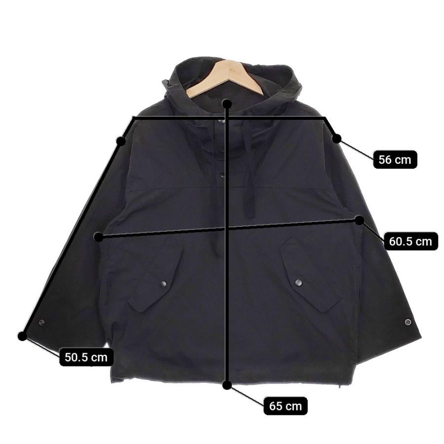 MACPHEE - MACPHEE ポリステルコットンメモリークロス アノラックパーカ サイズ36 ブルゾン 24SS ブラック レディース マカフィー【中古】4-1031M♪ MACPHEE（マカフィー） ポリステルコットンメモリークロス アノラック