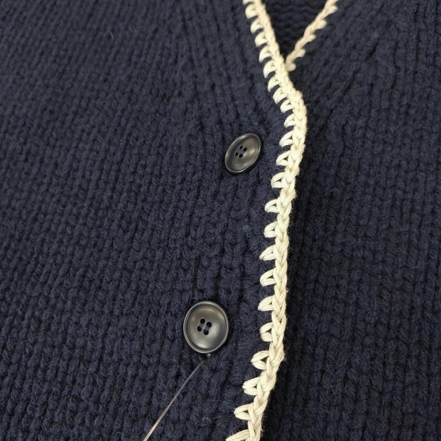 スティーブンアラン ネイビー ニットベスト Steven Alan