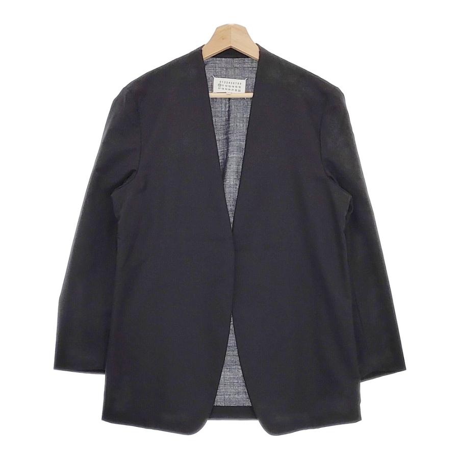 MAISON MARGIELA 10 S50BN0357 サイズ44 ウール ボタンレス ノーカラー 