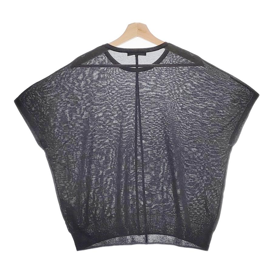 23区 洗える クリスピーシアールレックスフレンチスリーブプルオーバー 定価17050円 カットソー 24AW ブルーグレー レディース【中古】4-1129S♪ 23区 洗える クリスピーシアールレックス フレンチスリーブ プル