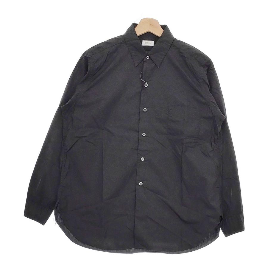 CIOTA 新品 スビンコットンタイプライターレギュラーカラーシャツ 4 