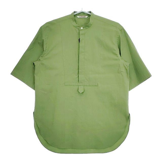 AURALEE オーラリー 半袖シャツ グリーン