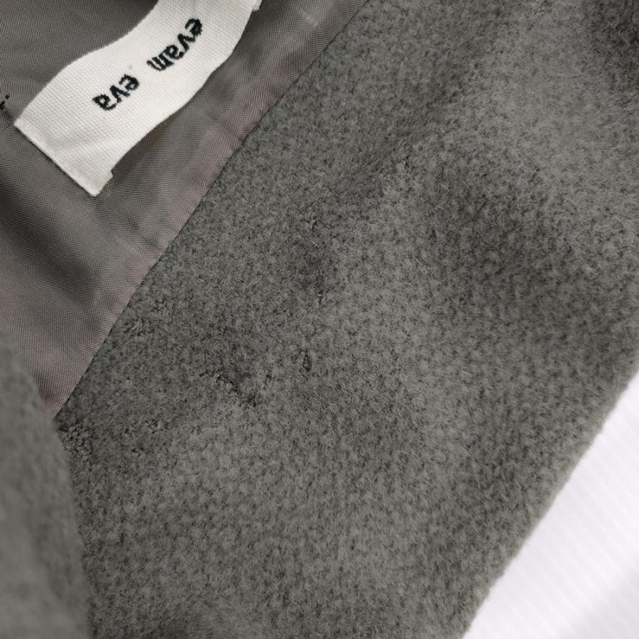 evam eva（エヴァムエヴァ） アンゴラ ウール ローブ コート E163T178